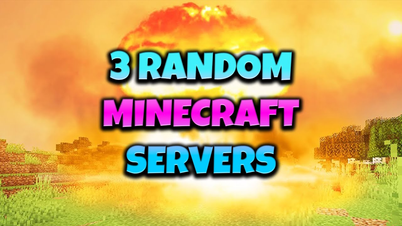 Checking out 3 RANDOM Minecraft Servers! - YouTube