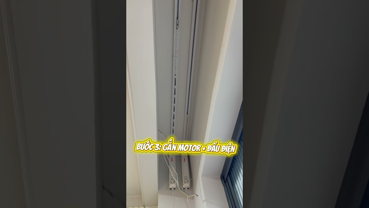 Quy trình lắp đặt rèm tự động hoàn thiện