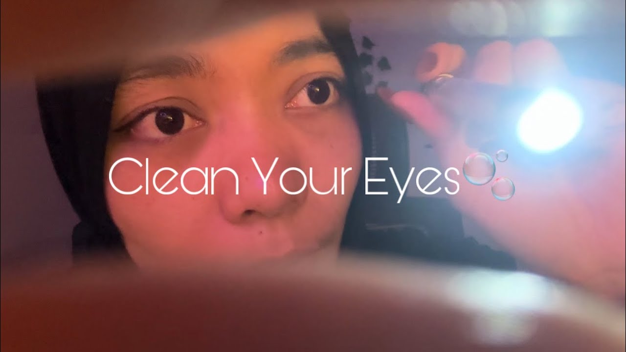 ASMR Clean Your Eyes 👀Visual Triggers&Talking for Deep Sleep