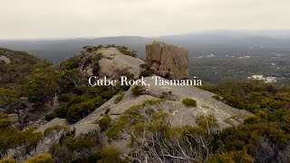 Tasmanien  Trip.  Cube Rock and Blue Lake