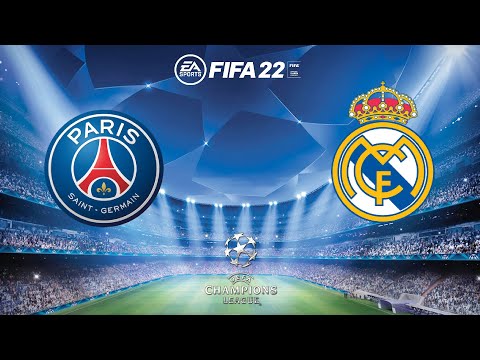 UEFA Champions League 2022 (Last 16) - PSG Vs Real Madrid - 15th February 2022 - 1st Leg - FIFA 22