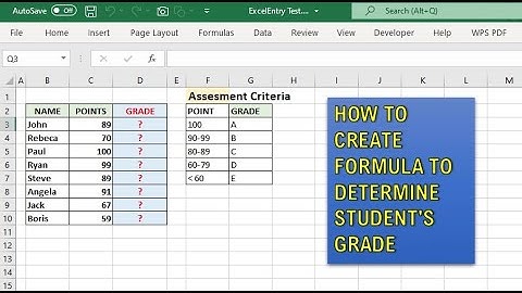 How to Use VLOOKUP Function To Determine Students Grade