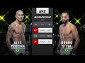 Ufc free fight  alex pereira vs bruno silva full