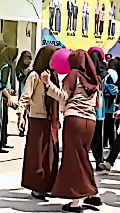 joget balon di sekolah #sma #hijab #viral #tiktok #jj