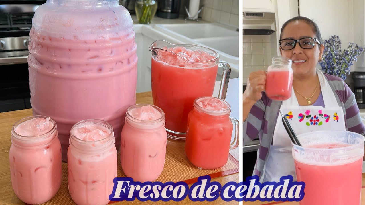 FRESCO DE CEBADA CON LECHE Y SIN LECHE 🤑 para vender - emprende tu negocio