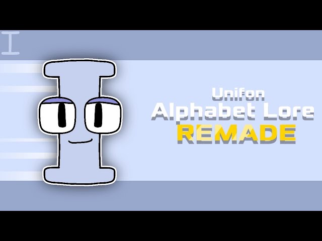 Whole unifon alphabet lore part 1 (credits to @ChrisMcLean101 ) 