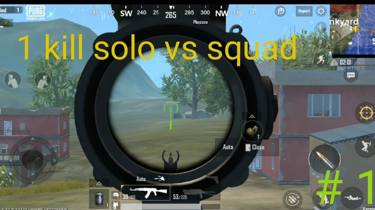 PUBG Mobil lite | Gameplay # 1 | 1 kill solo vs squad . - YouTube