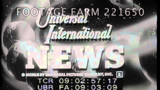 Universal newsreel titles 221650-09 | Footage Farm