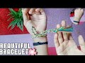 How to make easy and beautiful bracelet with threads ashu craftbracelets threads