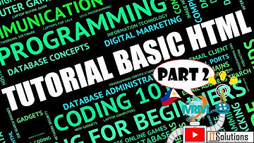 (2/2) TUTORIAL BASIC HTML CODING/PROGRAMMING(PART 2) | MRM I.T. SOLUTIONS |