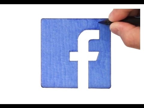 How to Draw the Facebook Logo - YouTube