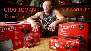 Pro tries new Craftsman tools, are they right for you? Plus 7 1/4 miter saw review!