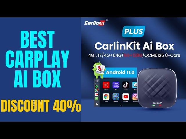 CarlinKit AI Box [4G] - Powerful Wireless CarPlay/Android Auto & Android  Dongle for Your Car/Truck! 