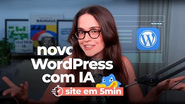 SITE PRONTO EM 5 MINUTOS?! Novo WordPress com IA da HostGator faz para você!