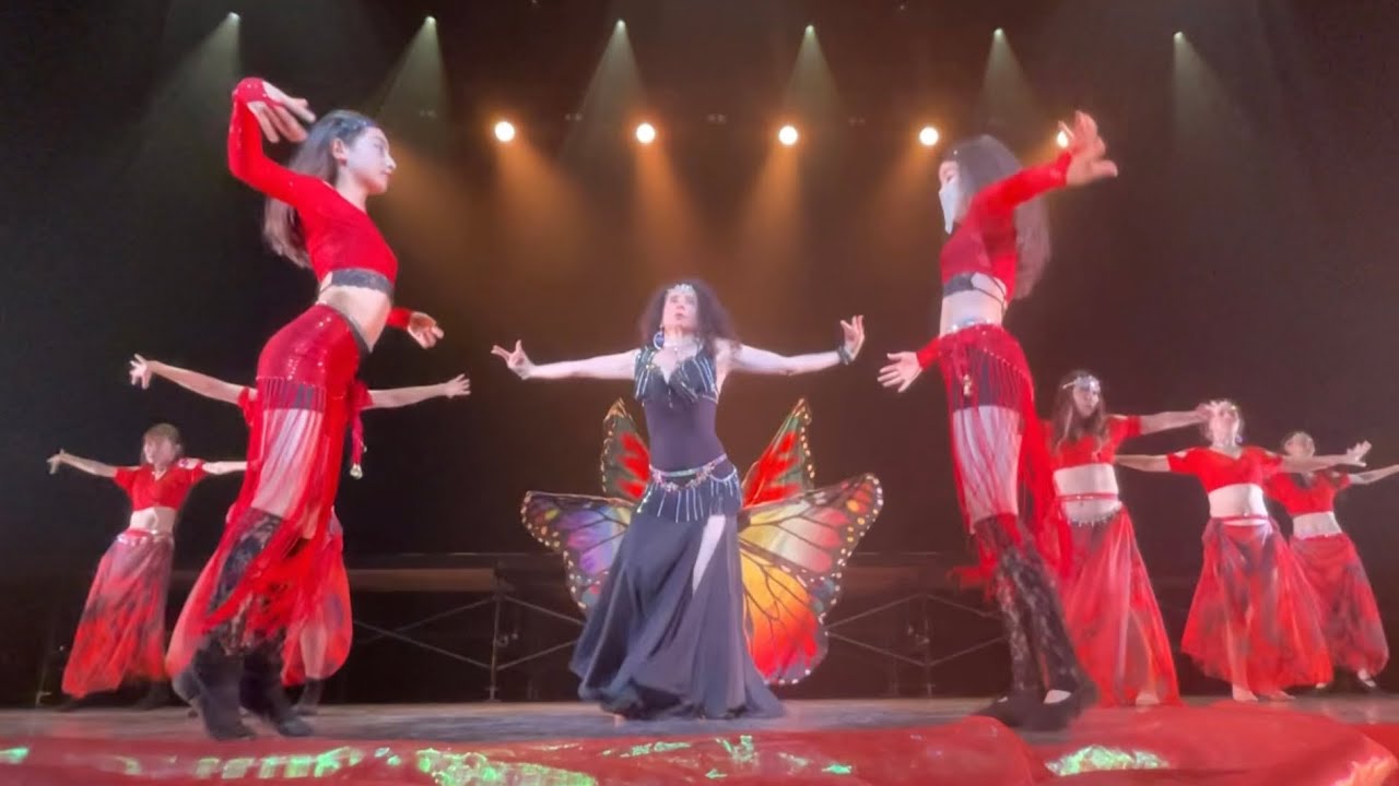 ベリーダンスショーリハーサルベリーダンススタジオジャスミンHDP_ダンスショーbellydance_showダンスチームダンス札幌