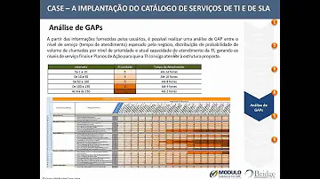 Quais são principais características que uma empresa apresenta que atuam com um bom gerenciamento de serviços de TI?