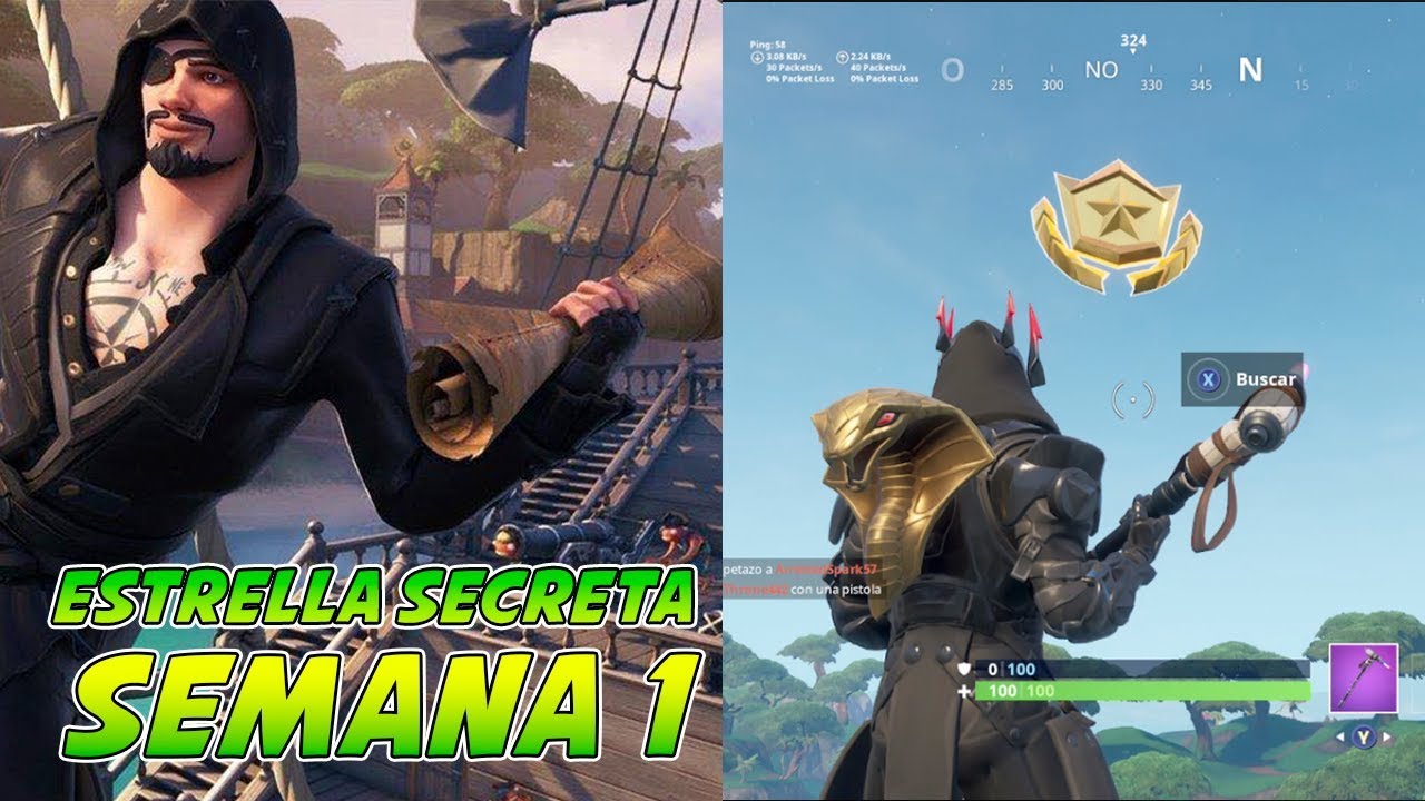 Donde Esta La Estrella Secreta Semana 1 Temporada 8 Fortnite - semana1 temporada8 fortnite