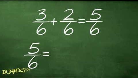 How to Add and Subtract Fractions in Algebra For Dummies