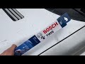 Mercedes Benz w210 replacement BOSCH Windshield Wiper Blade замена дворника щетки лобового стекла