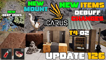 Icarus Week 126 HUGE Update! New Mount, New Healing Items / QoL Improvements, & MUCH MORE!
