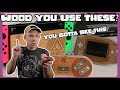 Gaming Wood Veneers From Rose Colored Gaming Review! Display those game room items in style!