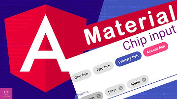 Angular Material Chips to be displayed under the input box ⚫ How to create tag Chips using angular