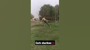 Corkshuriken tricking #tricking #freerunning #flip #kicking #kick #kicks #flips #shorts  #corkscrew