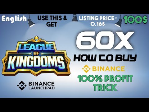 League Of Kingdoms LOKA Token 100x ICO On Binance LaunchPad Trick To Get Profit LOKA Token 