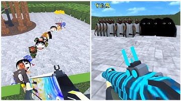 Nextbots Sandbox Shooter Gameplay 3, Skibidi Toilet Android Games Gameplay ios Walkthrough Simulator