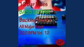 12 Bar Blues Bass Guitar Backing Track in A Major 120 BPM