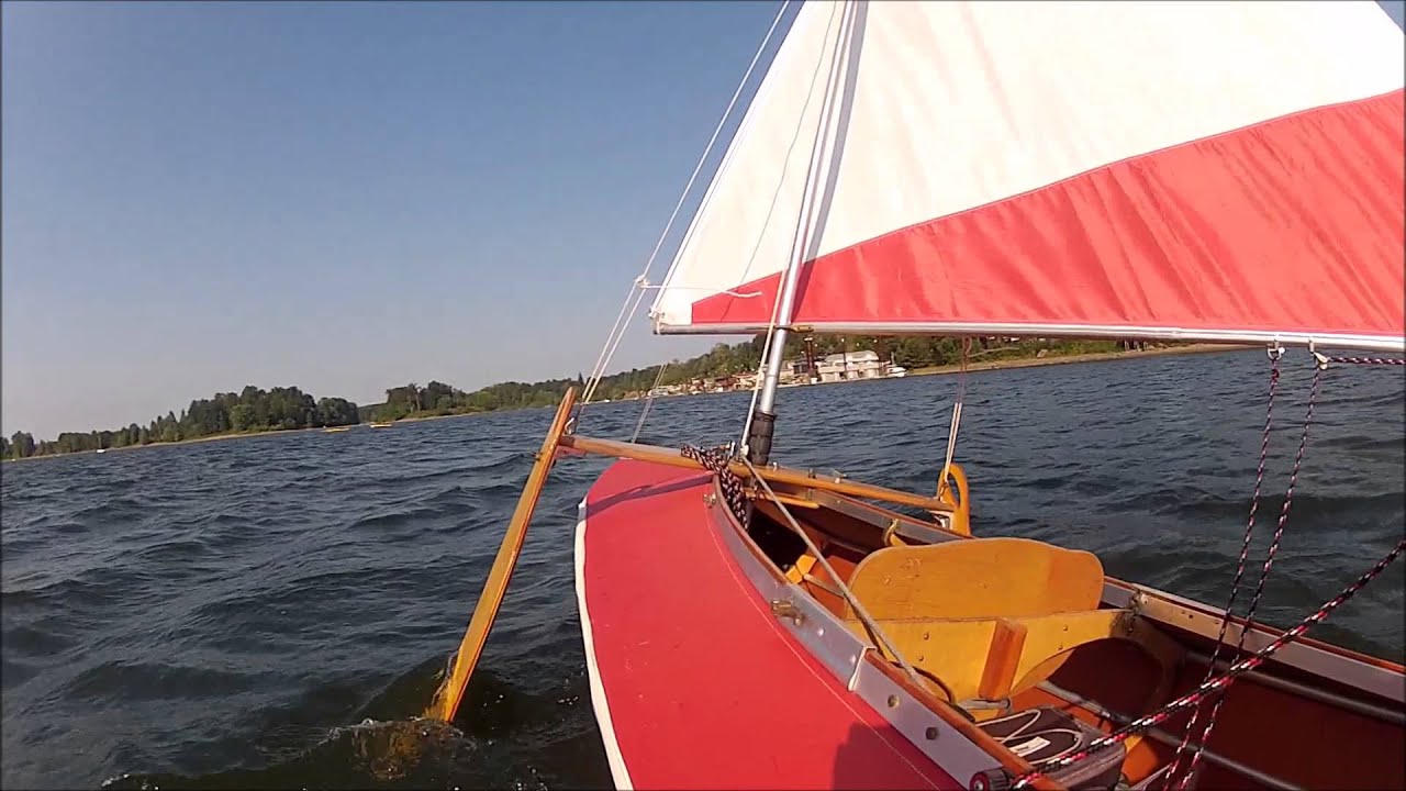 Vintage Folbot super 17.5' sail kayak -    YouTube