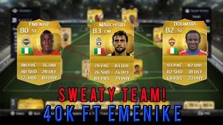 FIFA 15 50K SWEATY HYBRID SQUAD BUILDER FT DOUMBIA AND EMENIKE OP