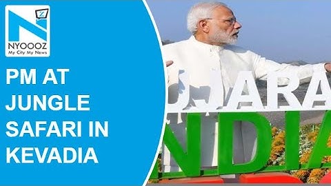 PM Modi inaugurates Sardar Patel Zoological Park (Jungle Safari) at Statue of Unity in Kevadia