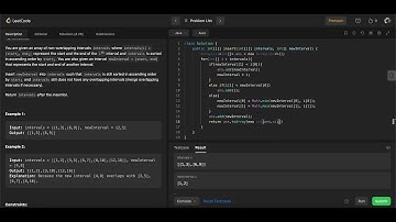 LeetCode57題_Insert Interval (Java)