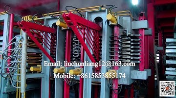 automatic blockboard production line with loader and unloader