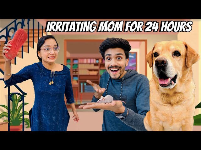 Irritating Mom For 24 Hours | Leo vs Mouse | Anant Rastogi class=