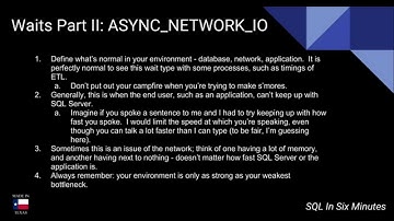 Wait Types Part II: ASYNC_NETWORK_IO
