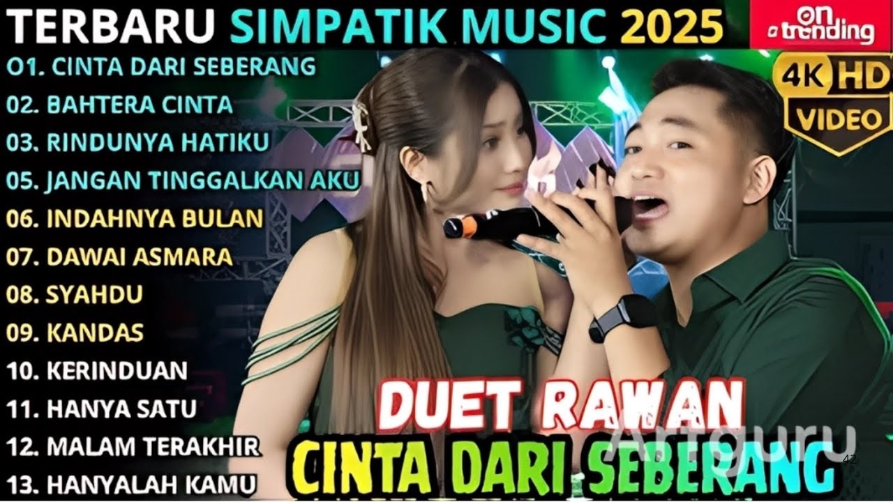 CINTA DARI SEBERANG - BAHTERA CINTA - RINDUNYA HATIKU  \\ TERBARU SIMPATIK MUSIC  FULL ALBUM 2026
