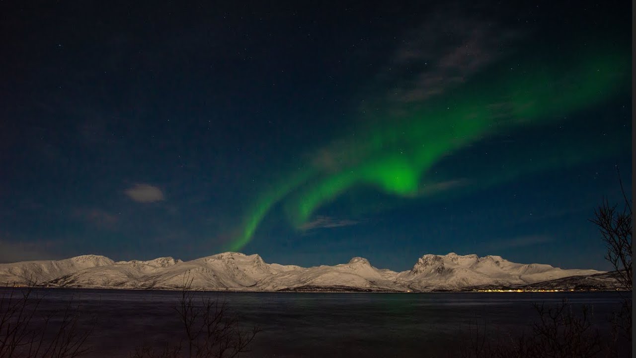 Chasing the Northern Lights in Norway!!. 4K drone Footage of the Tromso ...