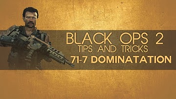 Black Ops 2: 71-7 w/ Scar-H - Tips and Tricks (Gameplay/Commentary)