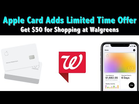 {QUICK TIP} Apple Card Adds $50 Sign-Up Bonus at Walgreens (June 2020)
