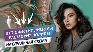 Это очистит лимфу и растворит полипы