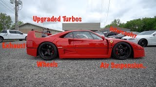 Went to cars and coffee in canton ohio stumbled upon this crazy
ferrari f40.. it's rare even see these on the road but more find one
that...