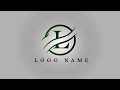 Photoshop tutorial  l letter logo design  adobe photoshop cc tutorial