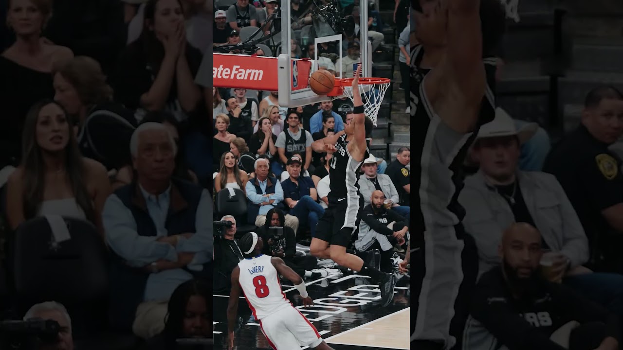 CARTER. BRYANT... we're still not over it 😮‍💨 #spurs #nba#carterbryant