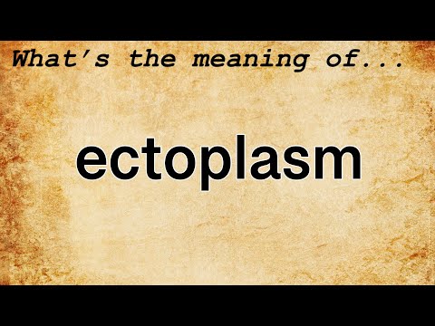 Ectoplasm Meaning :
