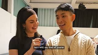 The cast of Ride The Cyclone on rehearsals | Ride The Cyclone | 14 November - 10 January