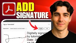 How To Add A Digital Signature To A PDF With Date And Time Using Adobe Acrobat Pro DC(Tutorial 2026)