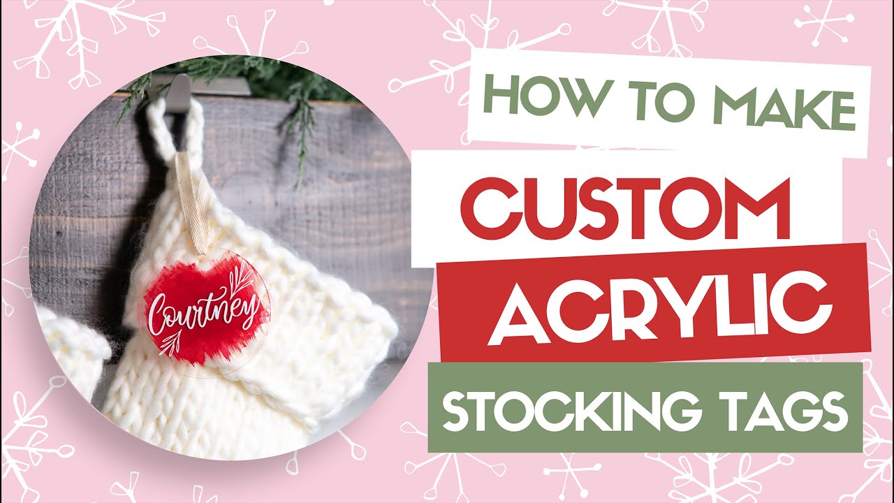 DIY Stocking Name Tags - An Easy Cricut Tutorial - Slay At Home Mother