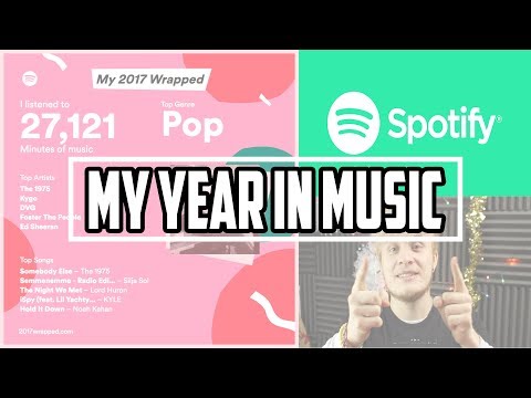 MY YEAR IN MUSIC // Spotify Wrapped 2017
